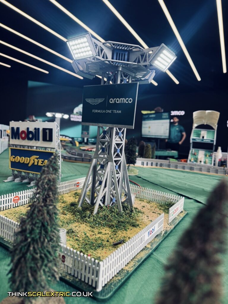 Aston Martin F1 Friends and Family Weekend Silverstone HQ April 2026 corporate giant scalextric event hire