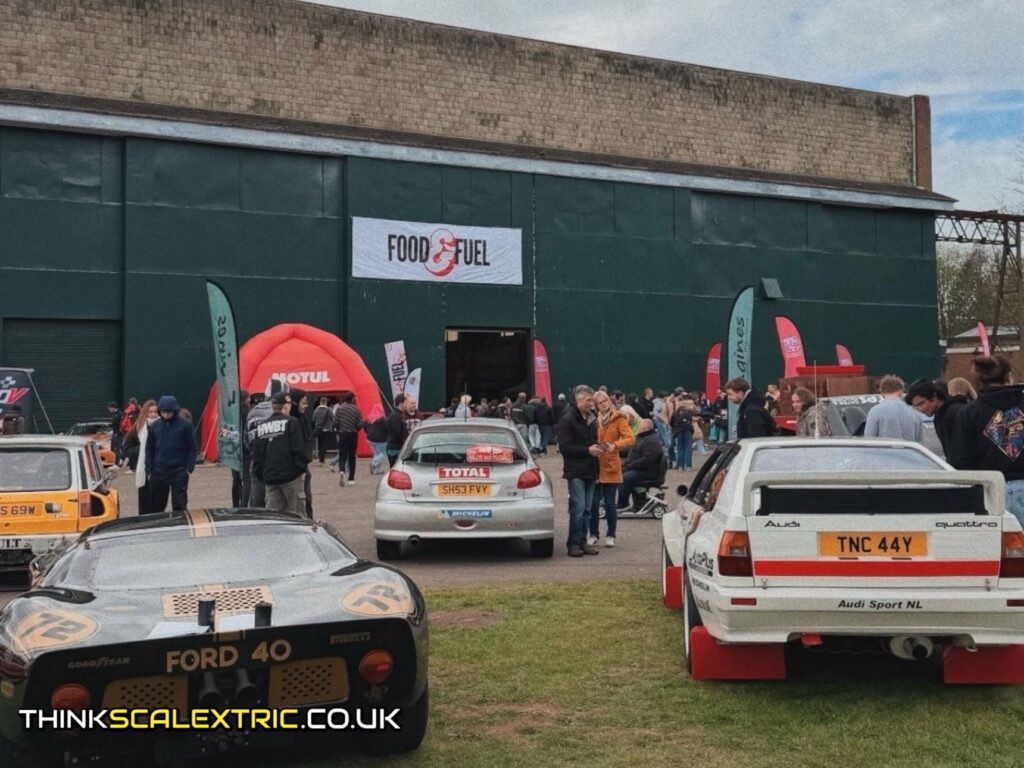 Food and Fuel Bicester Motion April 2026 scalextric event hire