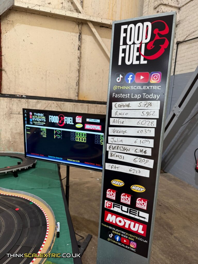Food and Fuel Bicester Motion April 2026 scalextric event hire