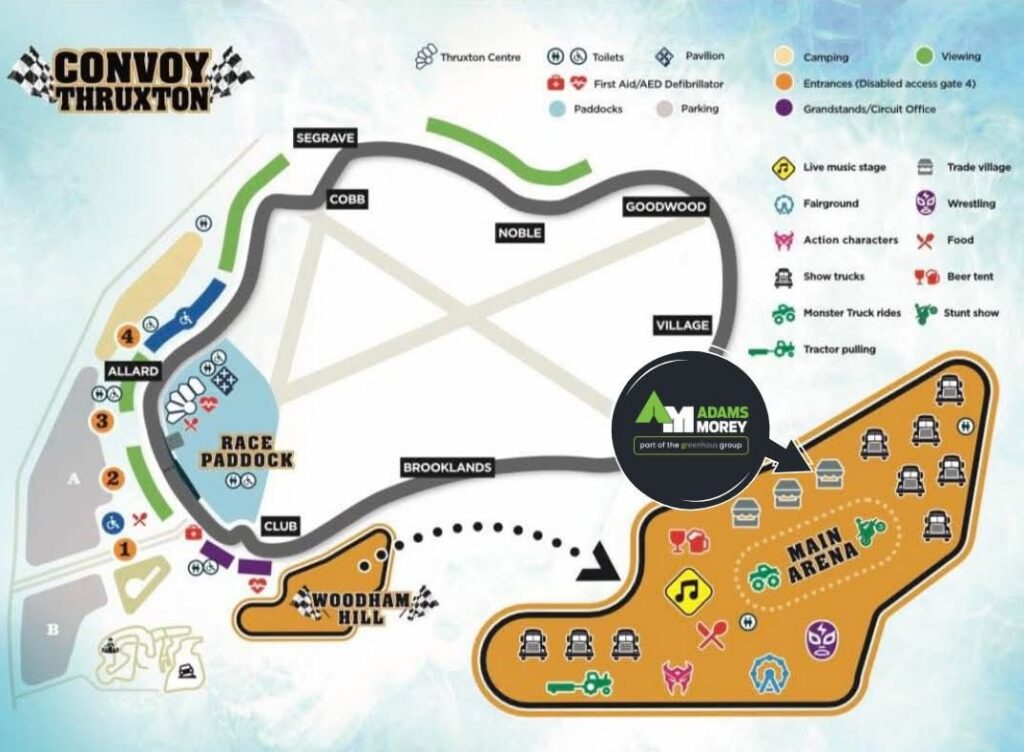 adams Morey part of the greenhous group thruxton british truck racing championship may 2026