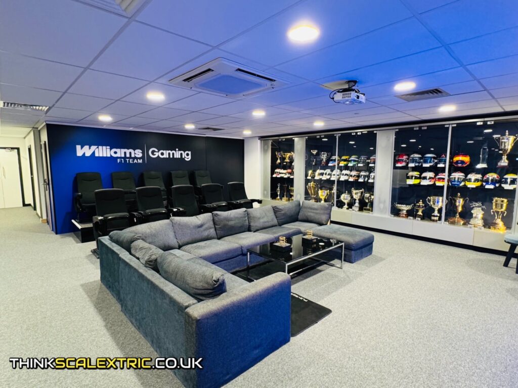atlassian williams f1 team race day hospitality gp 2026 giant scalextric event entertainment