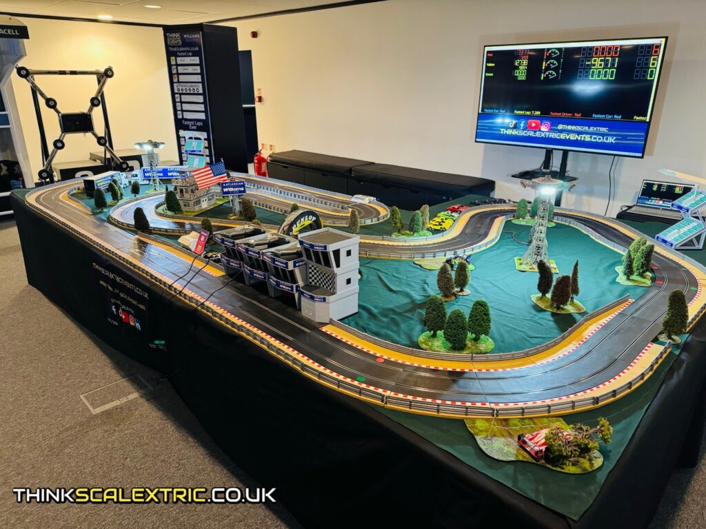 atlassian williams f1 team race day hospitality gp 2026 giant scalextric event entertainment