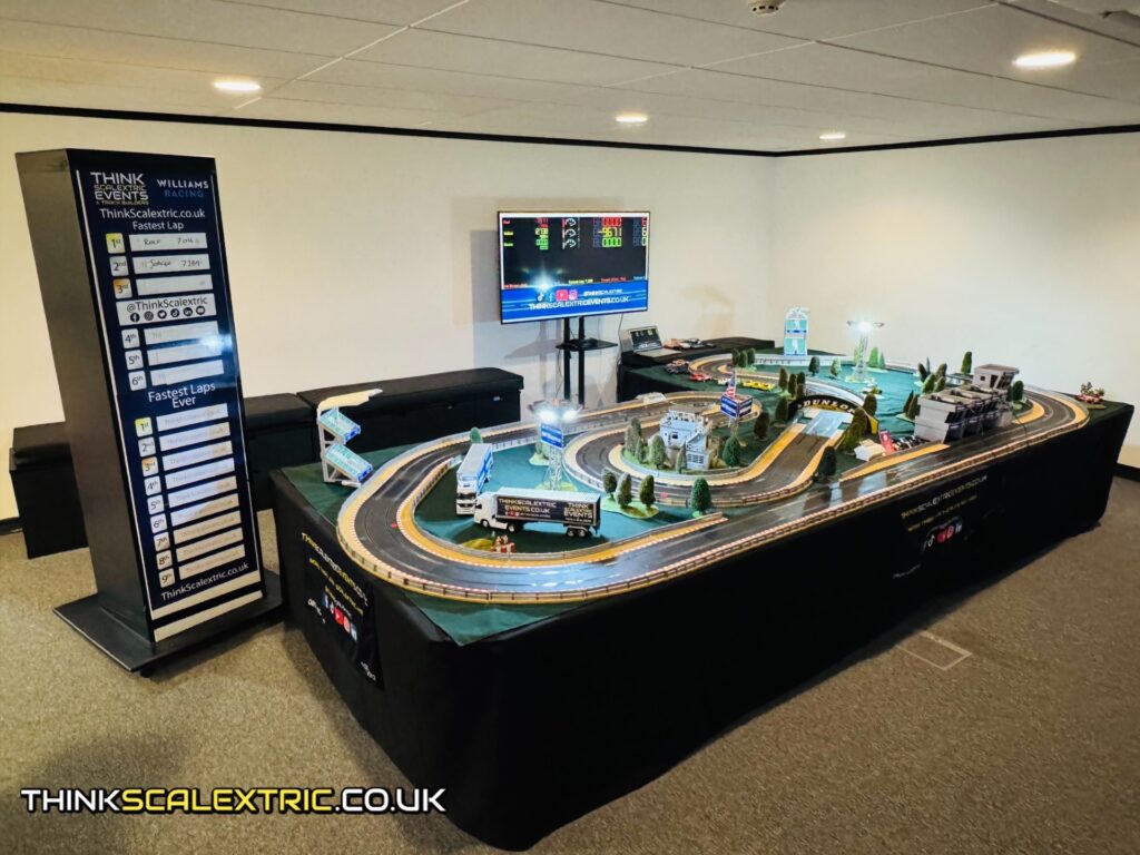 atlassian williams f1 team race day hospitality gp 2026 giant scalextric event entertainment