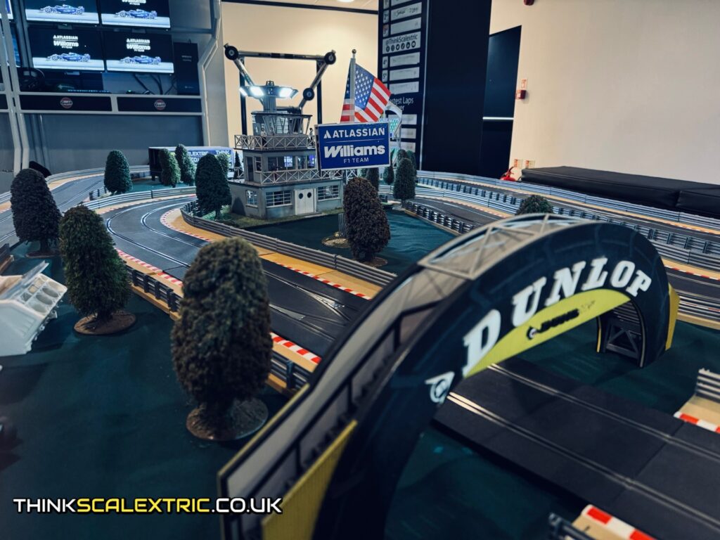 atlassian williams f1 team race day hospitality gp 2026 giant scalextric event entertainment