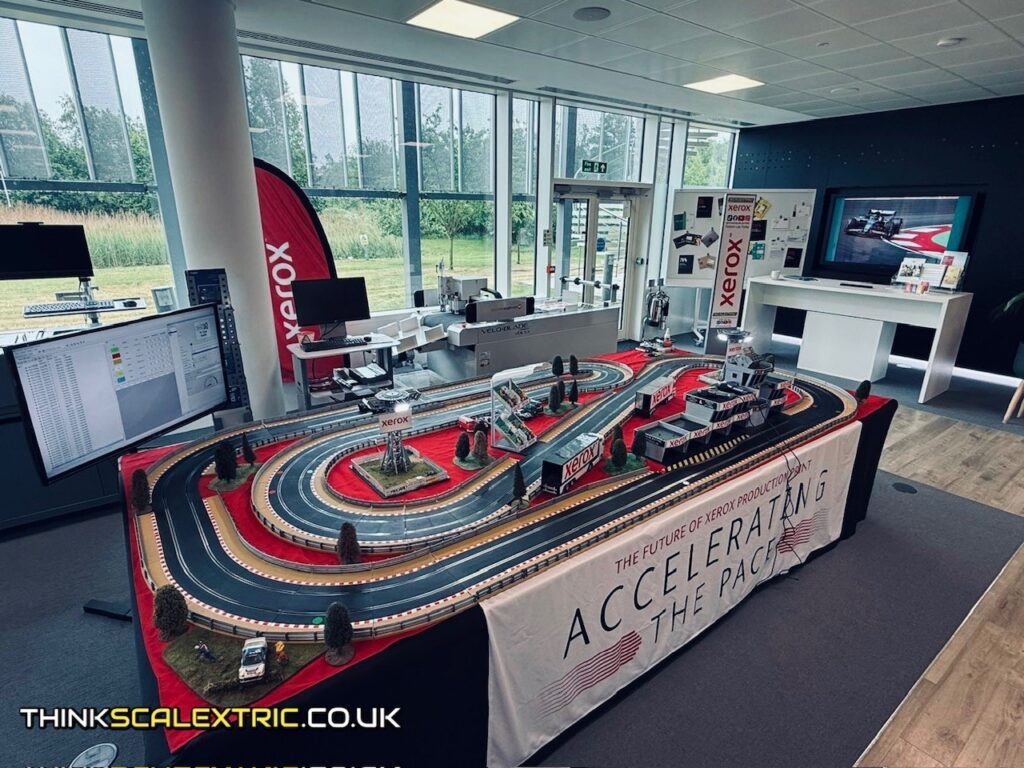 xerox uxbridge june 2026 corporate scalextric event hire
