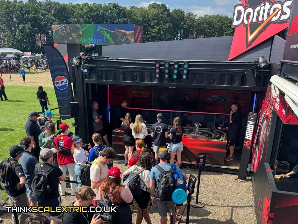 PepsiCo Doritos Thrill Zone British F1 GP Fanzone July 2026 corporate scalextric event hire