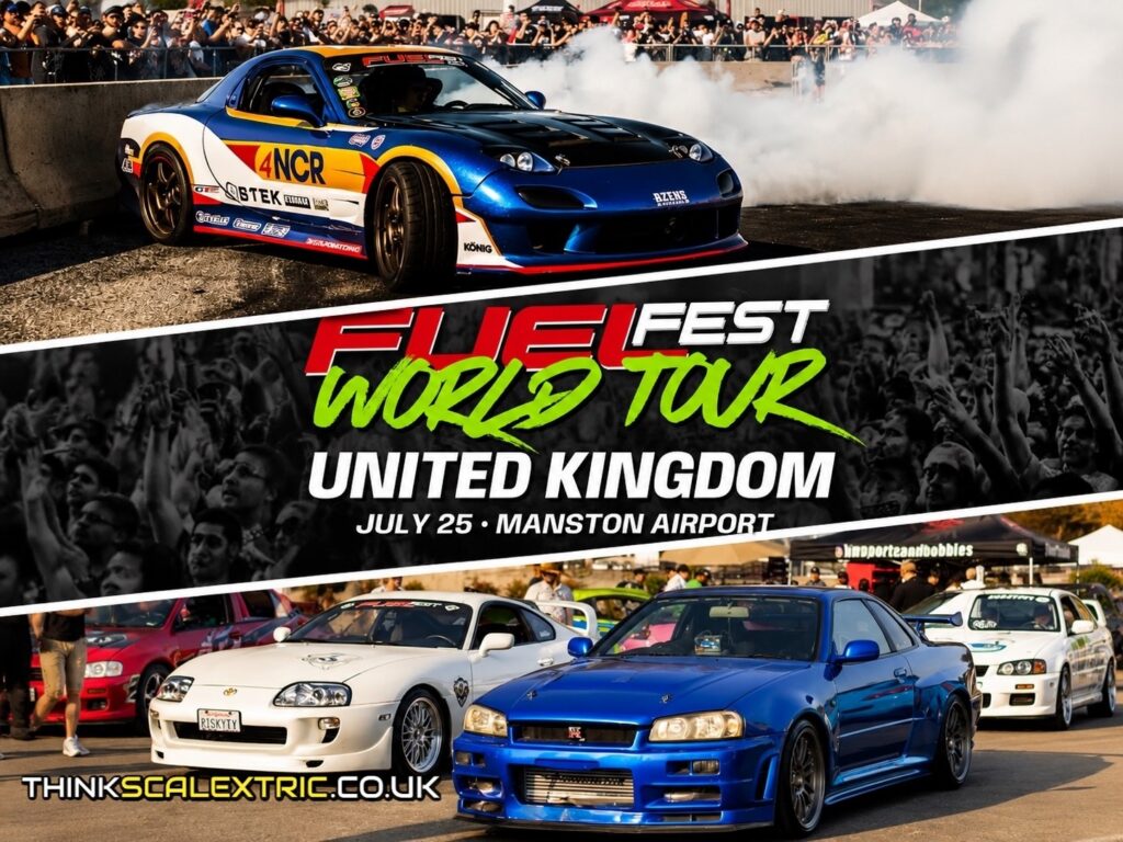 fuelfest uk world tour manston airport july 2026 bcorporate scalextric car show event hire