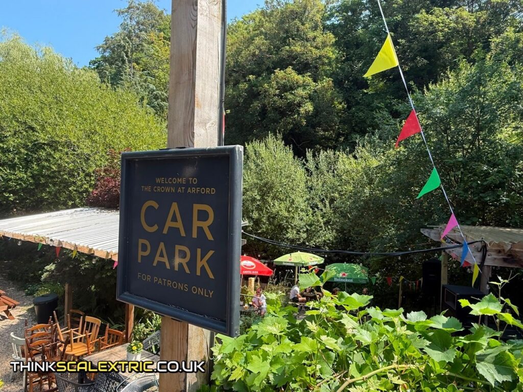 the crown arford birthday hampshire july 2026 corporate scalextric event hire
