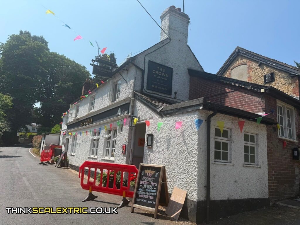 the crown arford birthday hampshire july 2026 corporate scalextric event hire