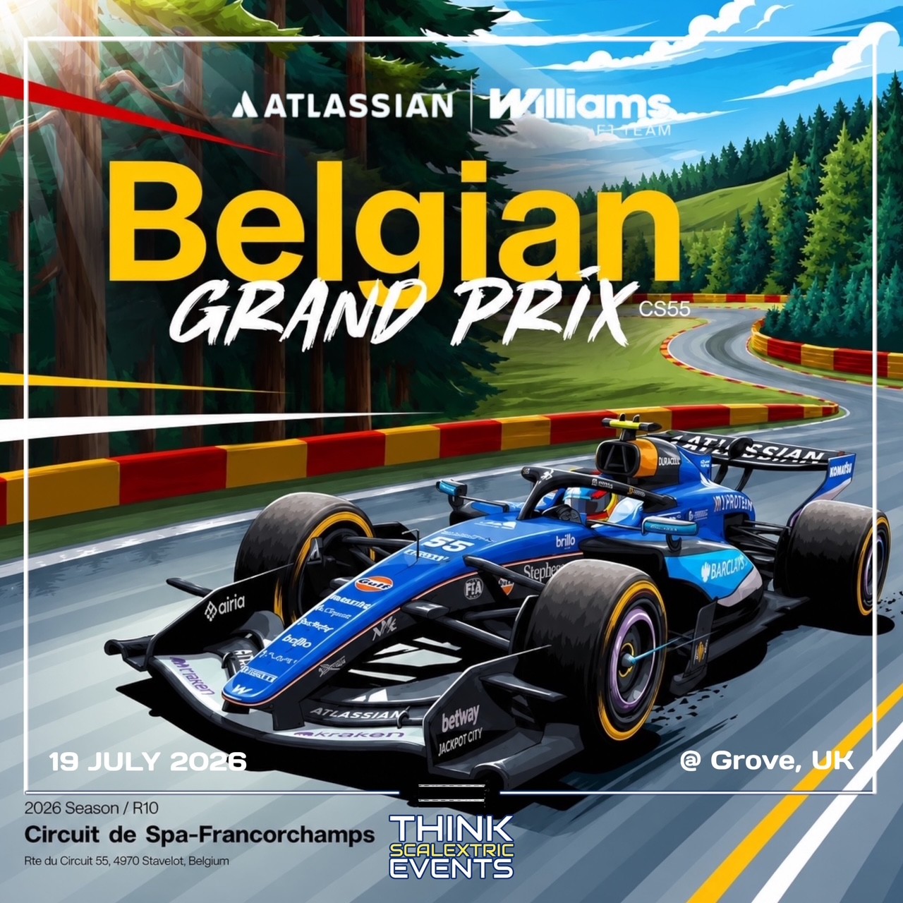 Williams F1: Belgium GP 2026