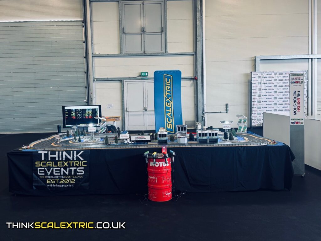 british motor show 2026 farnborough giant scalextric bespoke track