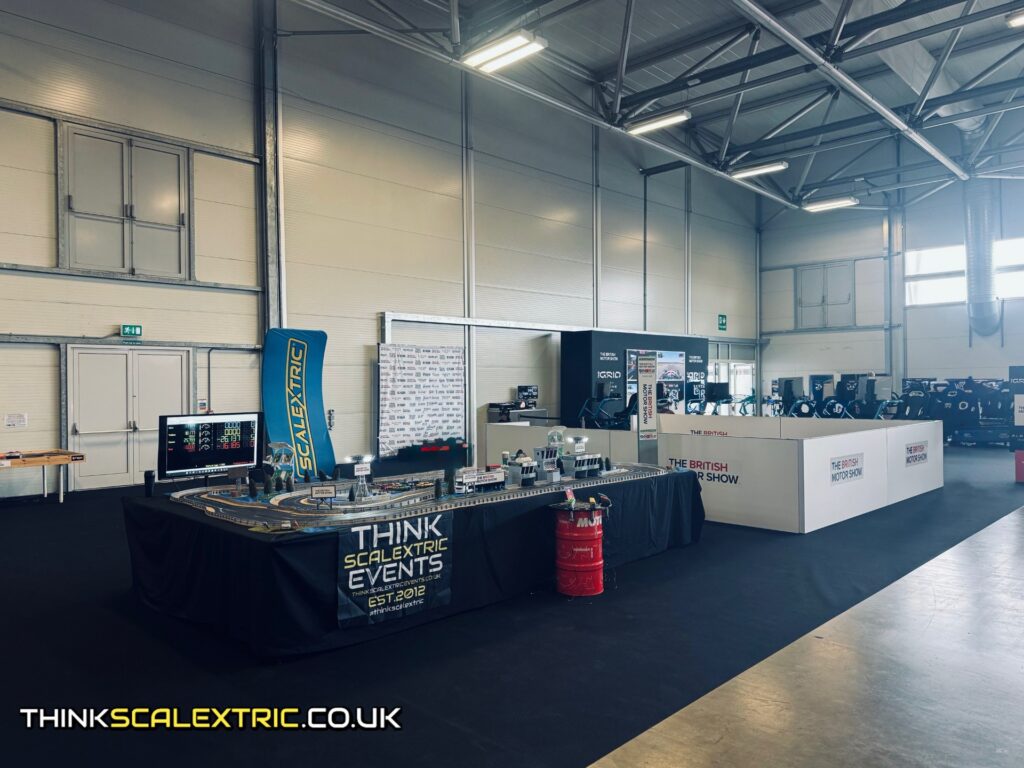 british motor show 2026 farnborough giant scalextric bespoke track