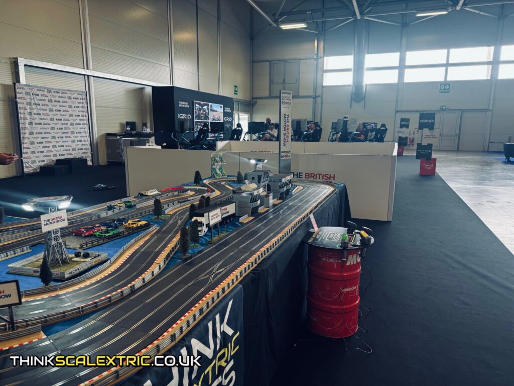 british motor show 2026 farnborough giant scalextric bespoke track