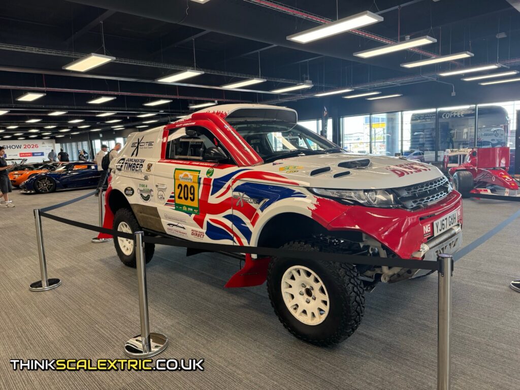 british motor show 2026 farnborough giant scalextric bespoke track