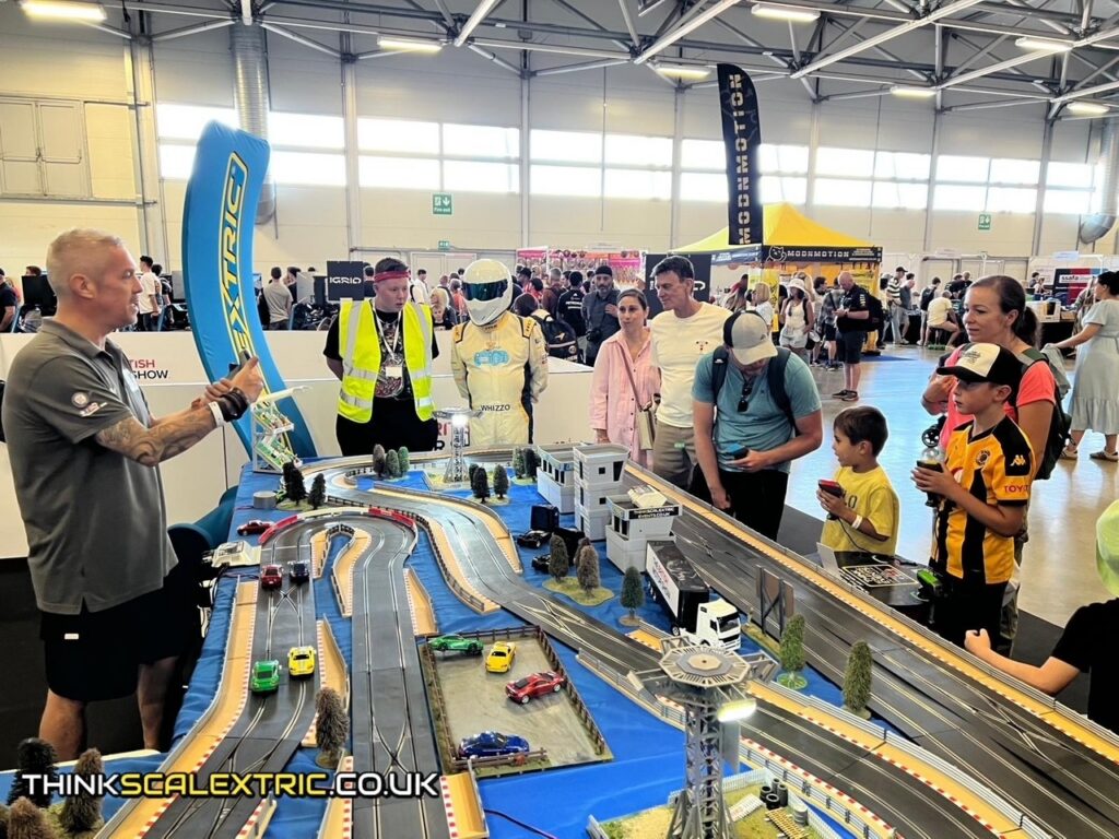 british motor show 2026 farnborough giant scalextric bespoke track