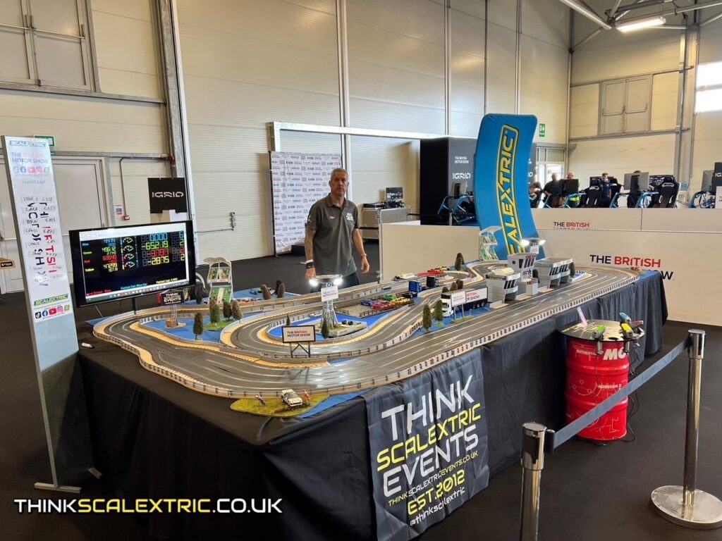 british motor show 2026 farnborough giant scalextric bespoke track