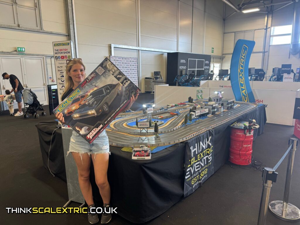 british motor show 2026 farnborough giant scalextric bespoke track