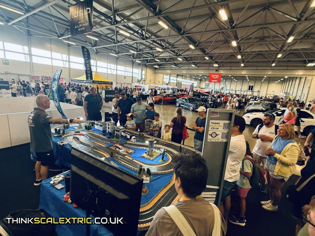 british motor show 2026 farnborough giant scalextric bespoke track