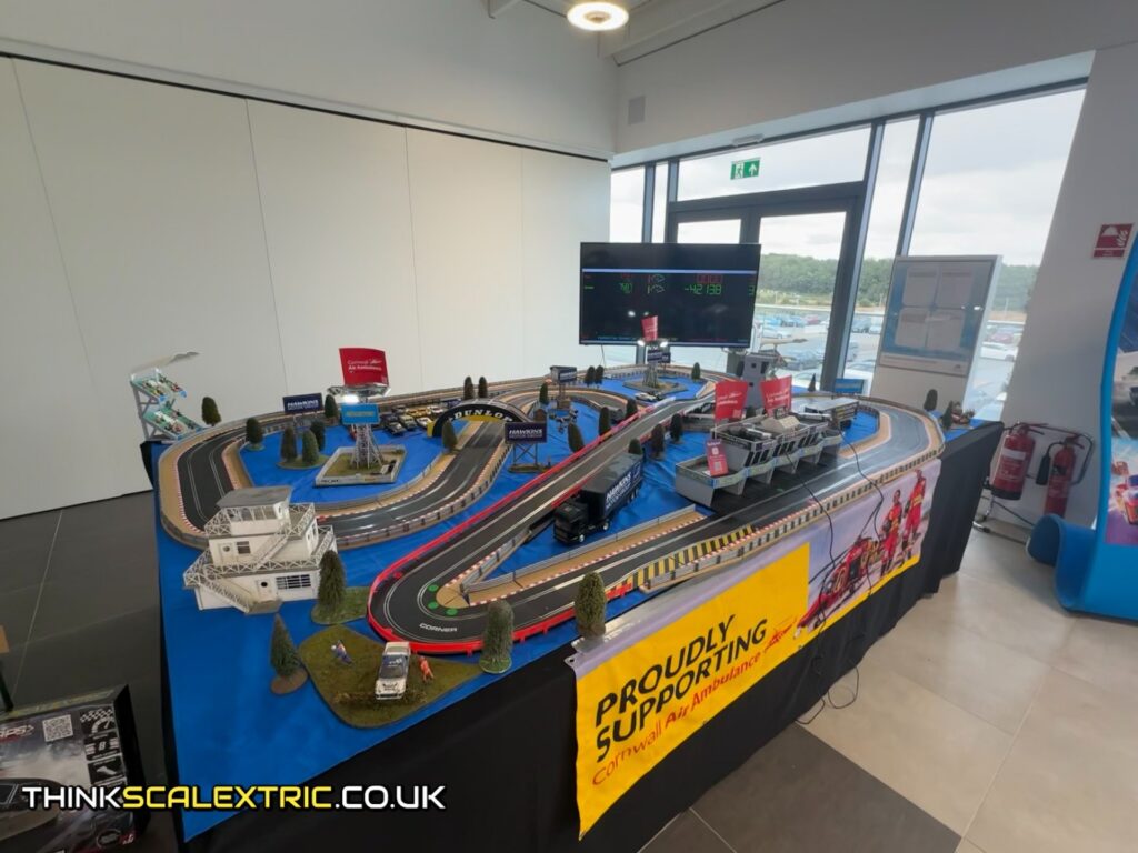 hawkins motor group shaun wallace charity scalextric challenge august 2026 corporate scalextric event hire