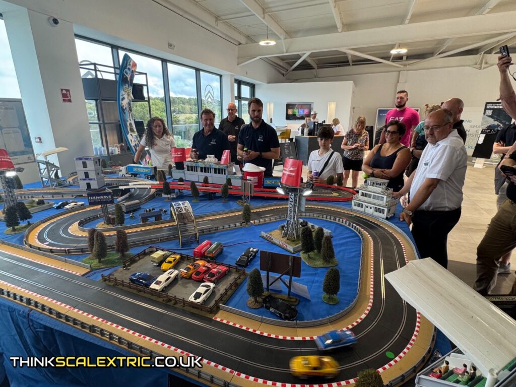 hawkins motor group shaun wallace charity scalextric challenge august 2026 corporate scalextric event hire