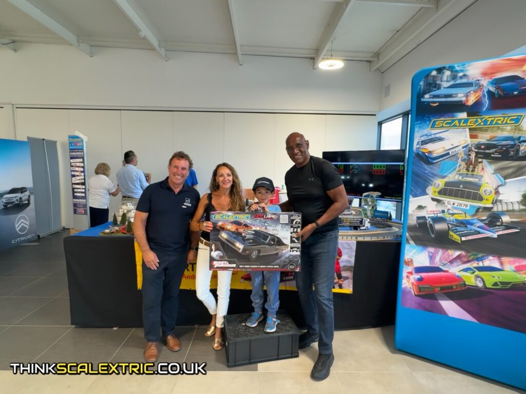 hawkins motor group shaun wallace charity scalextric challenge august 2026 corporate scalextric event hire