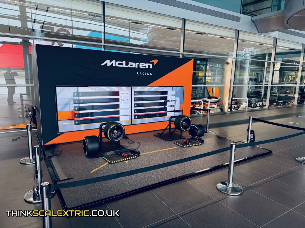 McLaren Racing Family and Friends Day at Technology Centre August 2026 corporate scalextric event hire