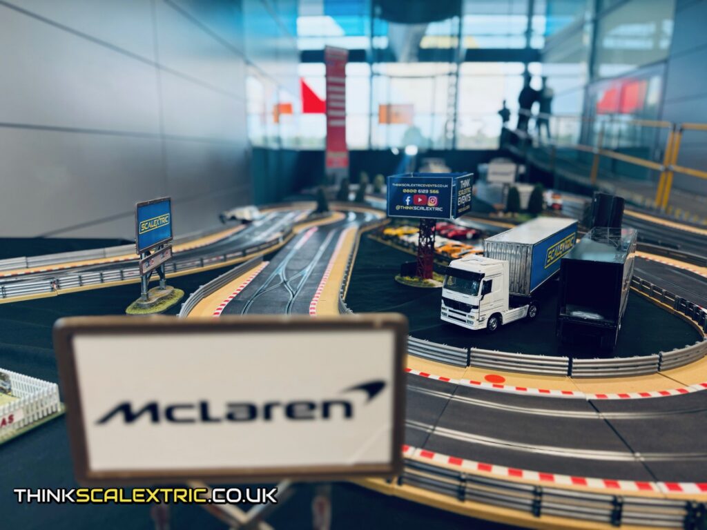 McLaren Racing Family and Friends Day at Technology Centre August 2026 corporate scalextric event hire