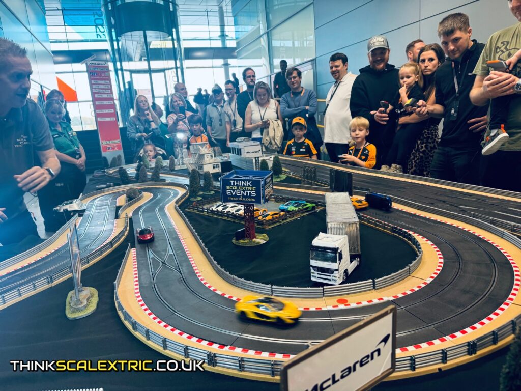 McLaren Racing Family and Friends Day at Technology Centre August 2026 corporate scalextric event hire