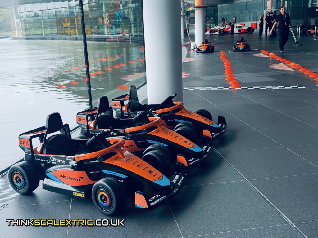 McLaren Racing Family and Friends Day at Technology Centre August 2026 corporate scalextric event hire