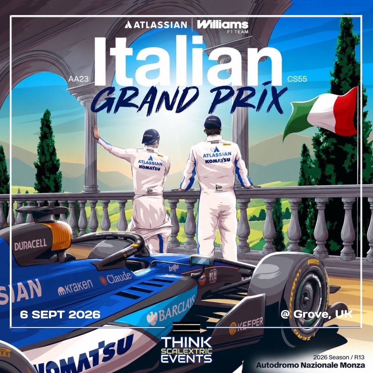 Williams F1: Italian GP 2026