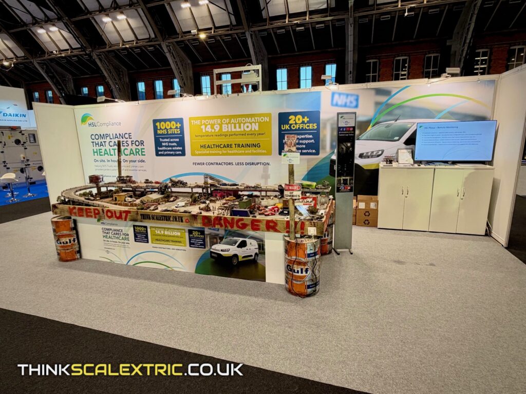 HSL Compliance Healthcare Estates Conference October 2026 corporate scalextric zombie track event hire
