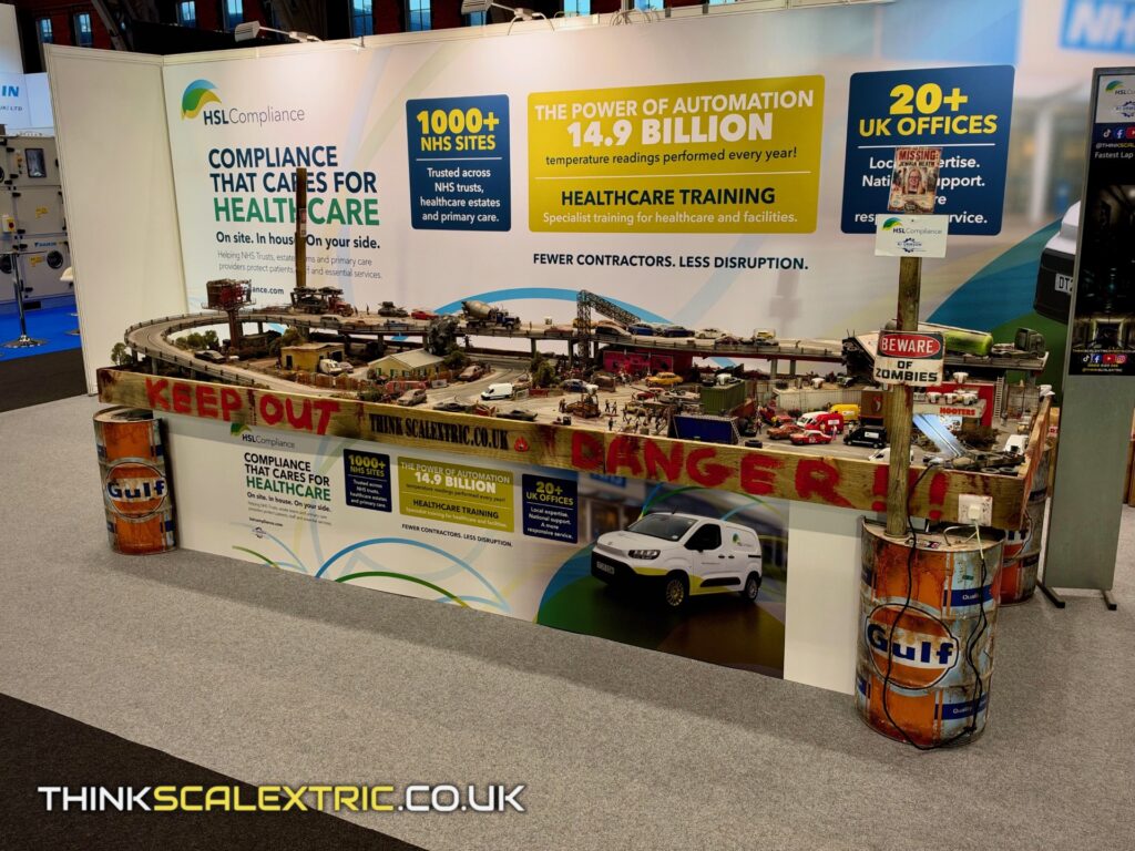 HSL Compliance Healthcare Estates Conference October 2026 corporate scalextric zombie track event hire