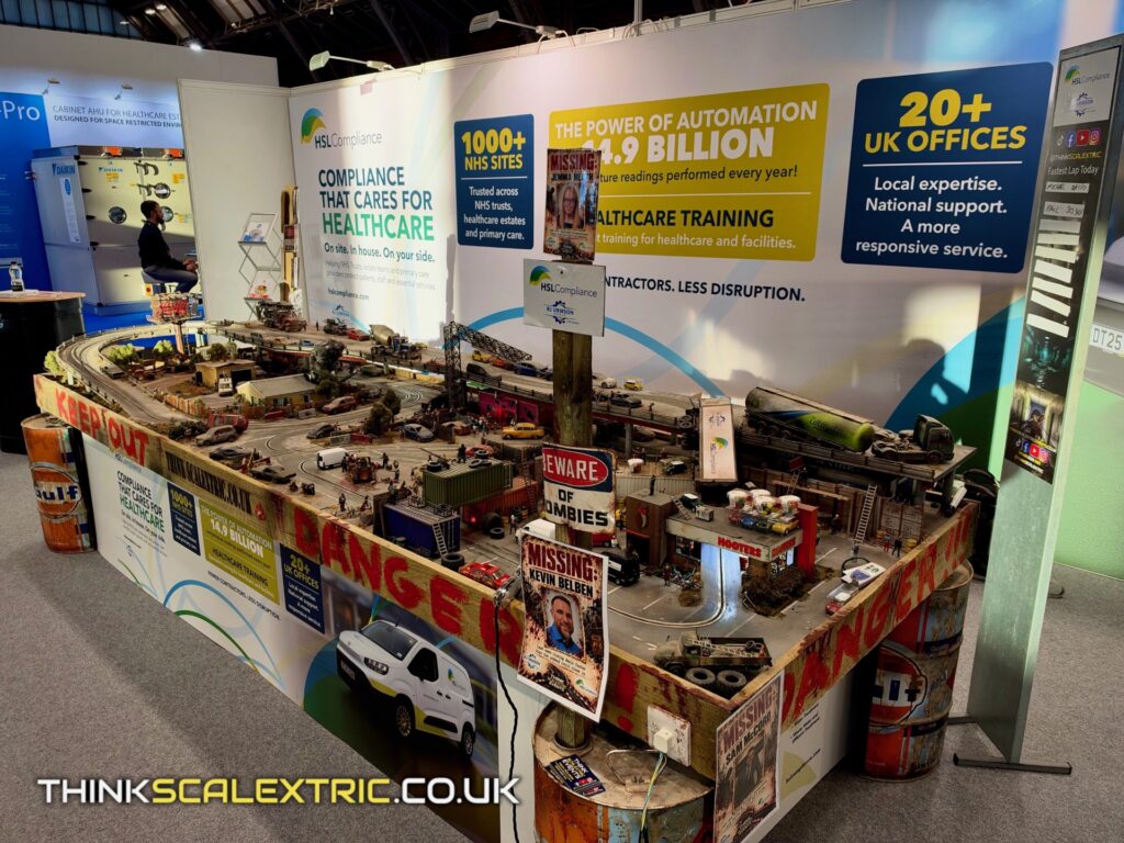 HSL Compliance Healthcare Estates Conference October 2026 corporate scalextric zombie track event hire