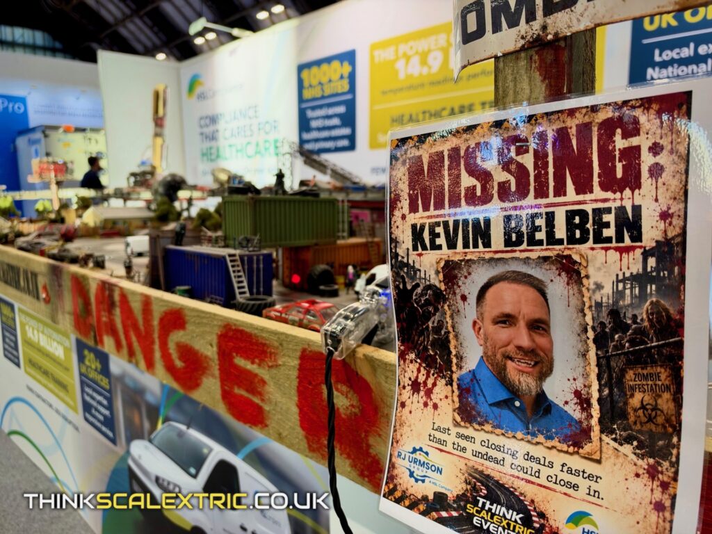 HSL Compliance Healthcare Estates Conference October 2026 corporate scalextric zombie track event hire