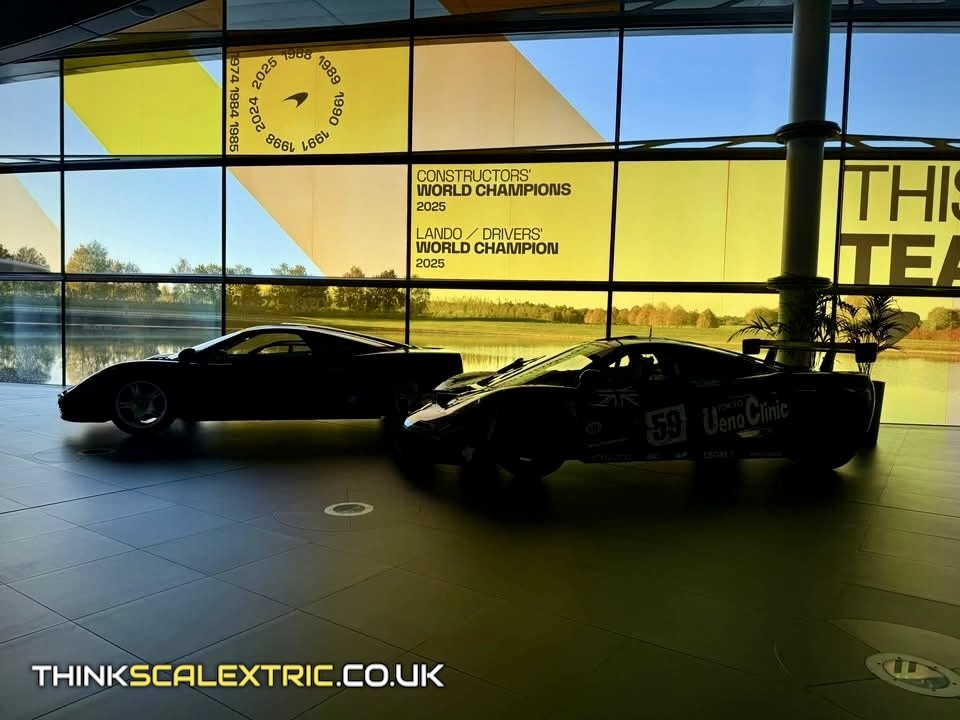 McLaren F1 Automotive Family Day at Technology Centre October 2026 corporate scalextric event hire