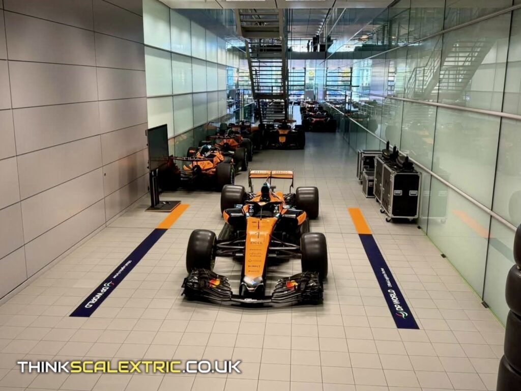 McLaren F1 Automotive Family Day at Technology Centre October 2026 corporate scalextric event hire