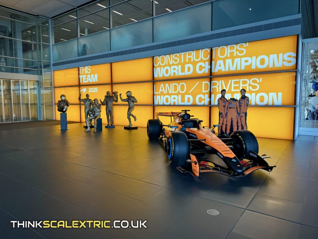 McLaren F1 Automotive Family Day at Technology Centre October 2026 corporate scalextric event hire