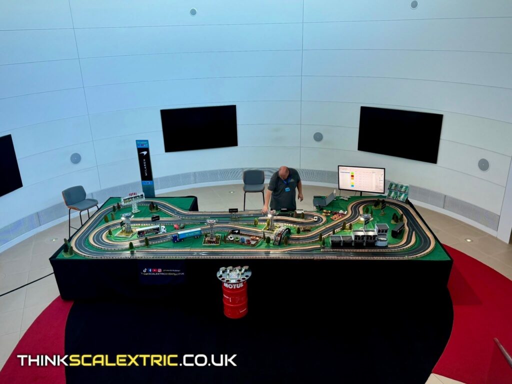 McLaren F1 Automotive Family Day at Technology Centre October 2026 corporate scalextric event hire