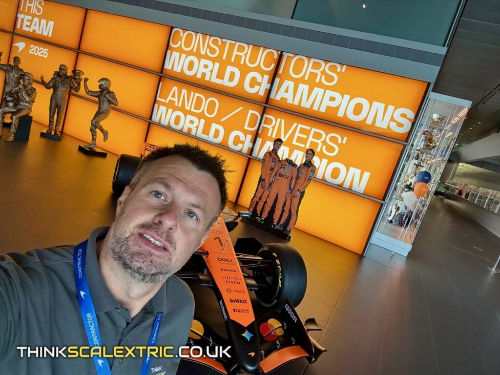 McLaren F1 Automotive Family Day at Technology Centre October 2026 corporate scalextric event hire